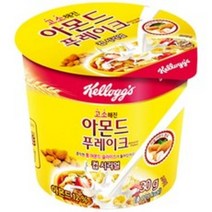 켈로그 아몬드 후레이크 컵 시리얼 30g, 10개