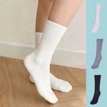 윈드스카프 발냄새 감소 스포츠 발바닥 쿠션 파일 장목 양말, 5켤레세트, M 250 ~ 275mm, 화이트