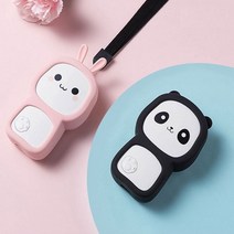 미니 휴대용 공기정화 음이온 목걸이 공기청정기, 토끼핑크