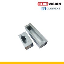 [글로넥스] GD-5000 데드볼트용 유리문 노출형 브라켓 (상단 하단), GLASS-5000(상단)
