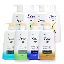 도브 뉴트리티브 솔루션 680ml 샴푸 / 컨디셔너 x4개, A05　