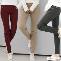 빅빅몰 [마약스판] 히든밴딩 코튼 여성 슬림 팬츠 여자 면바지 빅사이즈