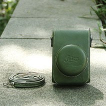 라이카 D-LUX7 카메라 가방 typ109 빈티지 DLUX6 보호 C-LUX D5 가죽케이스 D-LUX/C, 레트로 그린_옵션1