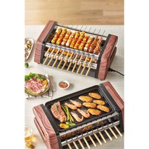 자동 양꼬치 기계 꼬치고이 업소용 닭 구이 회전, A 그릴 + 꼬치 10개 + 증정백