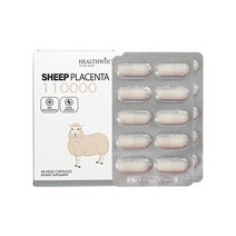 뉴질랜드 HEALTHWIN 양태반 플라센타 110 000mg 60식물성캡슐, 1개, 갯수