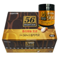 롯데제과 드림카카오56프로x4개, 4개, 86g