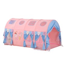 아이방 벙커침대텐트 아이방꾸미기 이케아베드텐트, 대형 핑크 고양이 텐트190x80x95cm