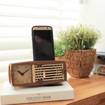 레트로 라디오 시계 만들기 DIY 키트 3D 나무 조립 우드 퍼즐