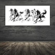 피앤피몰 파노라마_성공의 말_대형 캔버스액자_54X120cm 전시회액자 고급액자 인테리어액자 거실액자 인테리어액자