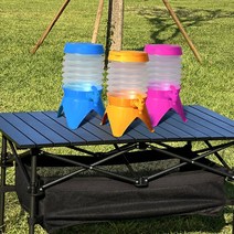 고르고 접이식 캠핑물통 바스켓, 오렌지