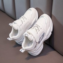 테니스화 배드민턴화 봄 어린이 스니커즈 PU 소녀 캐주얼 메쉬 솔리드 핑크 라이트 보이즈 화이트 후크 amp 루프 미끄럼 방지 스포츠 신발 패션