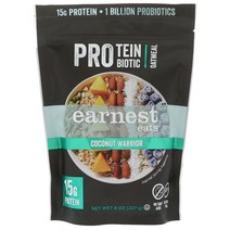 어니스트잇츠 프로틴 프로바이오틱오트밀 코코넛 227 Earnest Eats Protein Probiotic Oatmeal Coconut