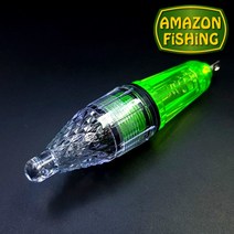 아마존피싱 갈치집어등 5색LED 1.5V 그린-클리어 갈치낚시채비, 1개