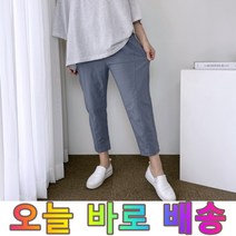 데일리 밴딩 여름 여자배기팬츠 빅사이즈