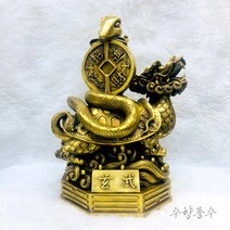 사방신 주물 청동 현무 백호 주작 청룡 사신 풍수 인테리어 장식 소품 수향풍수