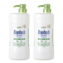 로픈 바오밥 21차(건성/일반두피용)약산성샴푸 1000ml x 2개, 단품없음