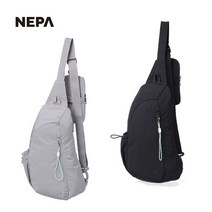 네파(정상) [네파] LANCEA 랑체아 슬링백(폰파우치포함) 7IC7530, GREY(190)/000