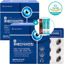 루테인 지아잔틴 눈 노화 피로 건강 영양제, 2개