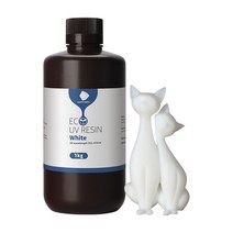 ANYCUBIC ECO UV 수지LCD 3D 프린터에 사용되는 낮은 냄새 안전 405nm, 1kg 화이트 스페인