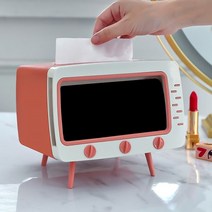 스마트폰 거치 티비 휴지케이스 냅킨 티슈케이스 핑크, 없음, 상세페이지 참조, 상세페이지 참조