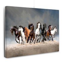 유홍아트 백마도 팔마도 칠마도 삼마도 오마도 말 그림 액자 10종 (프레임액자), 10. 팔마도