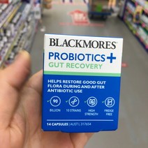 Blackmores 호주 블랙모어스 프오바이오틱 유산균 장 회복 14캡슐 Probiotics Gut Recovery, 1개