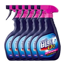 비트 비트 오투 폼 스프레이 강력 얼룩 제거제, 6개, 500ml