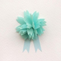 도토리디자인 민트카네이션코사지5p 남녀공용 카네이션 브로치