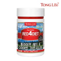 Tong life 통라이프- 레드4다이어트 가르시니아-탄수화물_체지방감소에도움-유기농야채과일함유-1병, 1병