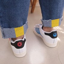 소년마켓 네온 롤업청바지