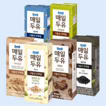 매일두유 식물성 단백질 190ml 24팩 무설탕 무가당, 매일두유 식이섬유 저당 190ml 48팩