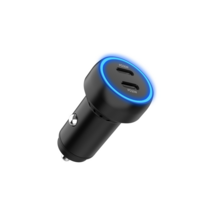 두들 차량용 60W 시거잭 초고속 충전기 USB PD PPS 듀얼 C타입(30W+30W)