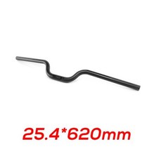 카본 드롭바 로드 픽시 자전거 에어로 핸들바 일체형 전체 탄소 섬유 mtb 핸들 바 라이저 핸들 바 초경량 산악 접이식 도로 부품, 25.4x620mm 접이식