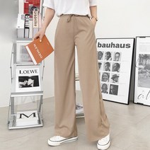 가비진 여성용 기장맞춤 찰랑 밴드 일자 밴드 팬츠 바지 키작녀/키큰녀 바지