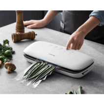 산소포장기 수비드 무선 진공 압축기 씰링기 정육, 화이트