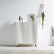 [수납장Best 만족99%] 파로마 에르엘 800 템바보드 높은 거실장 수납장 다리형 예쁜거실장/엔틱장, 프렌치화이트