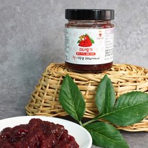 [더조은푸드] [더조은] 국내산 거창 딸기 수제 딸기잼 250g, 상세 설명 참조