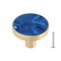문손잡이교체 가구 찬장 침실 아연 합금 주방 문 손잡이 서랍 당겨 옷장, 01 Blue 1Single Hole