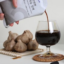 황토발효 꿀흑마늘 꿀 절임 흑마늘 깐흑마늘 마늘꿀절임 300g, 흑마늘 진액 70ml X 30포
