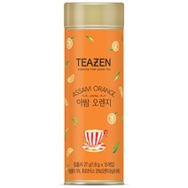 티젠 틴캔 아쌈오렌지티 15개입, 1.8g, 15개