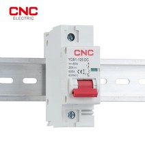 CNC YCB1-125DC 소형 회로 차단기 MCB 6000kA 차단 용량 1P 80A 100A 125A 27mm, 01 1P_02 100A