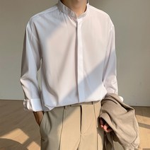 제이앤몰스 차이나 카라 기본핏 남성 셔츠 남방 와이셔츠 M287
