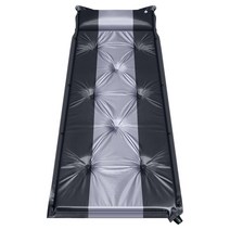 터치온리 자충매트 아웃도어 차박 경량 휴대용 매트, 한 사람 [검은 회색] 5CM