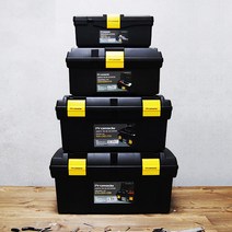 프로메이드 PVC 다용도 공구함 공구박스 공구통 연장정리 스텐 철재, 콤비박스 J-302, 1개