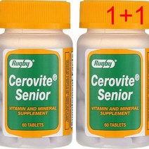 [1+1] Rugby Cerovite 시니어 60개 (3팩)