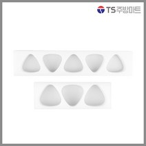 [신도] PVC 삼각김밥틀, 1개, 화이트 5구