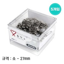 점보시리즈 대용량 27mm 옷핀 소 1팩 -5팩 더블클립 페이퍼클립 컬러클립 대형클립