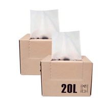 (에스디) 사각롤형 쓰레기봉투/분리수거 비닐봉투, 20L, 2개