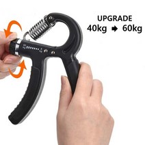 마크 마크악력기(60KG) 경찰 소방 체력 시험 체대 실기 생활체육 무소음 악력, 블랙