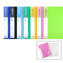 A4 클리어화일 (80P) 보급형 케이스 포함, 검정